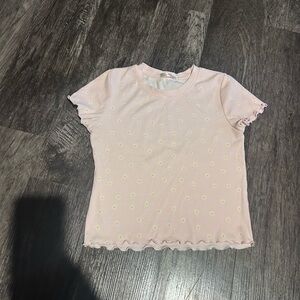 Heart Hips Pink and Yellow Short Sleeve Tees